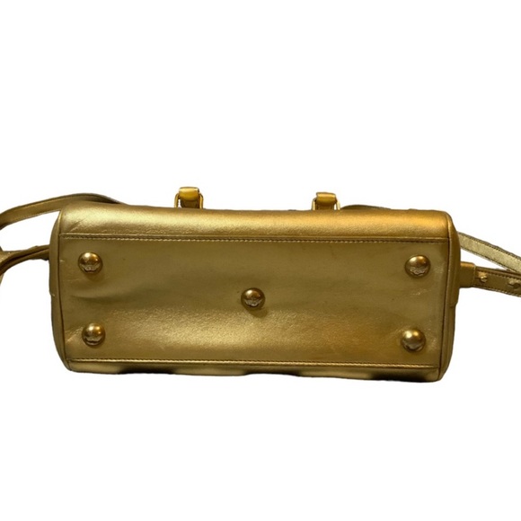 Authentic Yves SAINT LAURENT PARIS  Mini Baby Duffle 2WAY Hand Bag Leath… - Picture 9 of 12